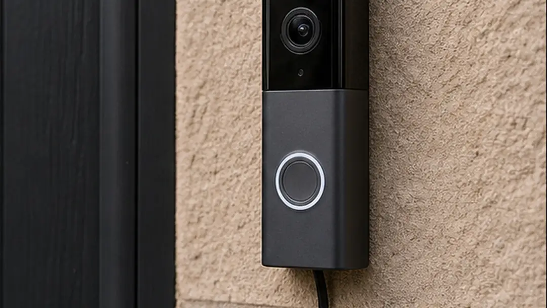 Illustrative video doorbell installation work in Montrose